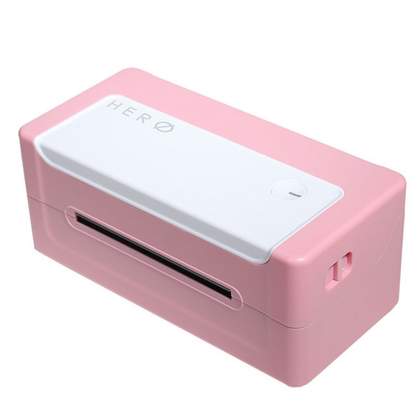 HERO HZD950-PRO SHIPPING LABEL PRINTER (Pink) - USB and Bluetooth Direct Thermal 300DPI