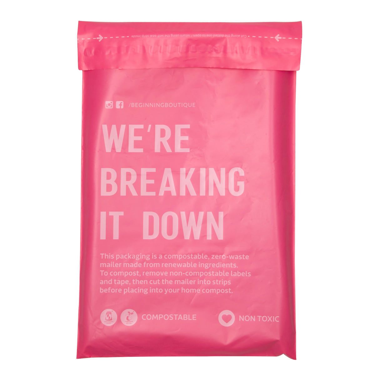 Custom Compostable Mailers | Branded Mailers From 500 | Hero Packaging