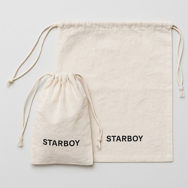HERO Calico Drawstring Dust Bags - Custom or Plain - made with Recycled Cotton