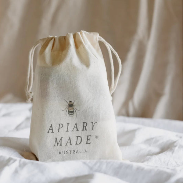 HERO Calico Drawstring Dust Bags - Custom or Plain - made with Recycled Cotton
