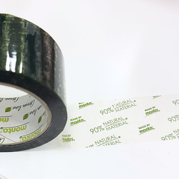 Monta Green Line Compostable Shipping Tape Rolls - Composticky Tape™️