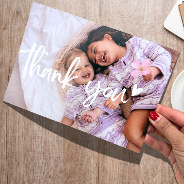 Custom A5 Thank You Cards
