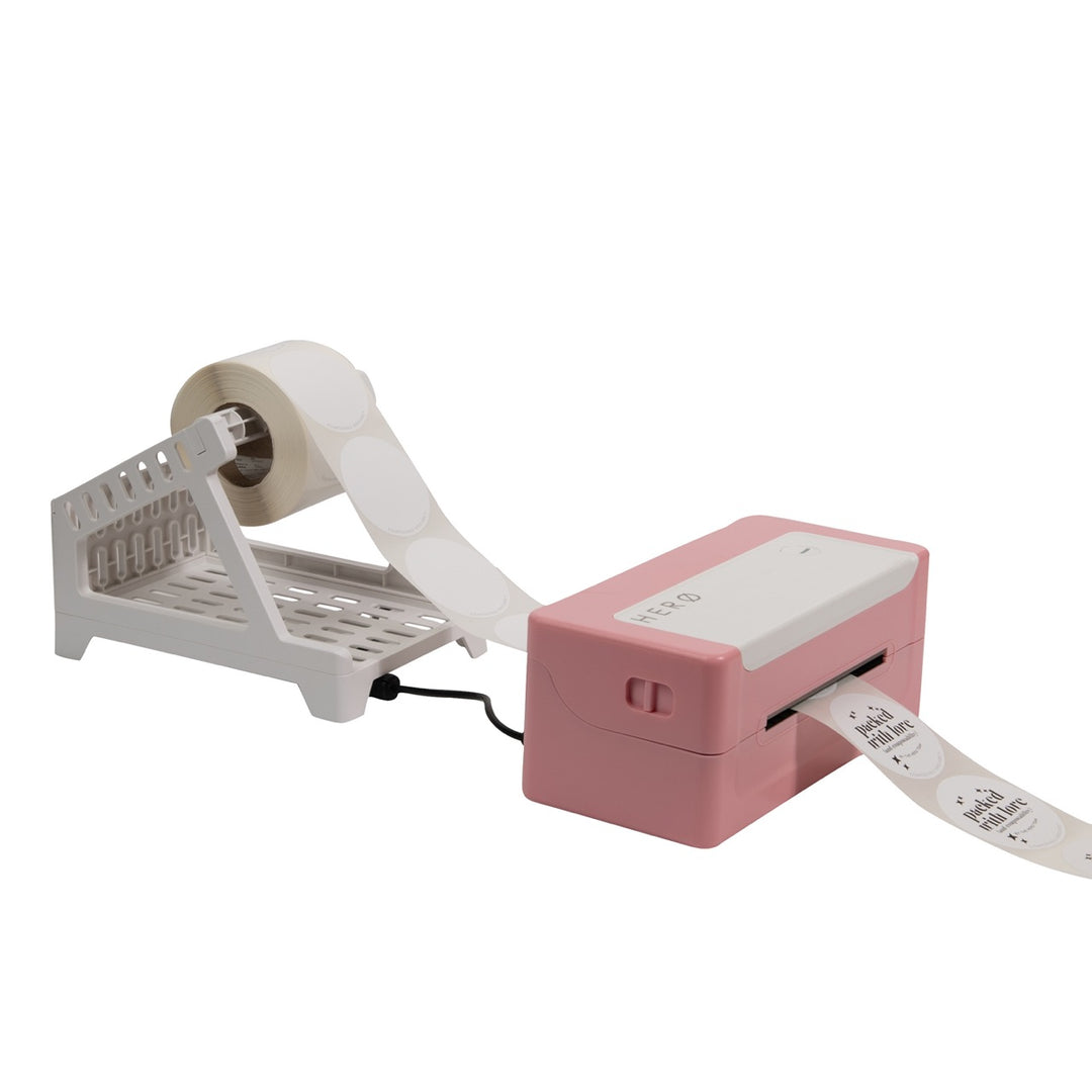 Purchase Pink Direct Thermal Label Printer | Hero Packaging