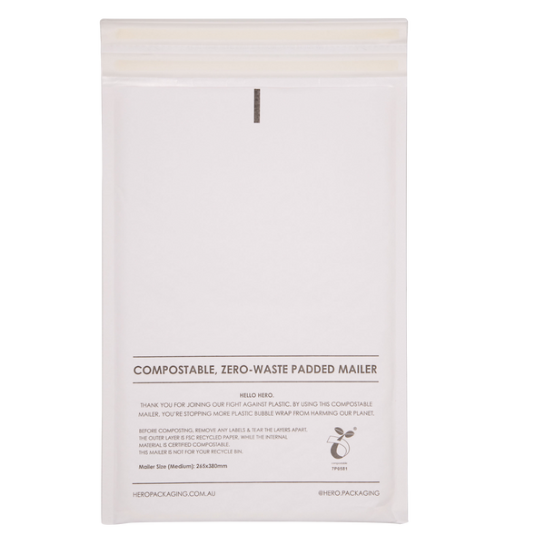 HERO Compostable and Paper Padded Mailers