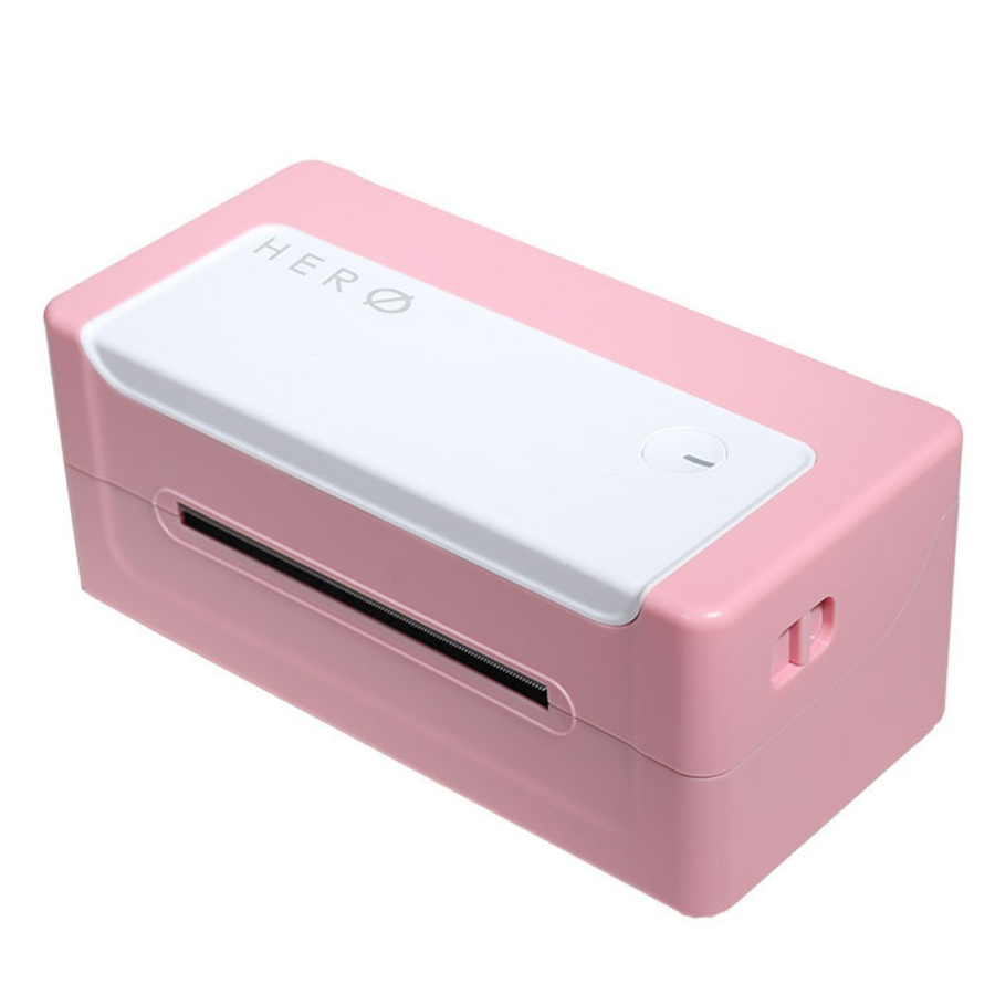 Purchase Pink Direct Thermal Label Printer Hero Packaging