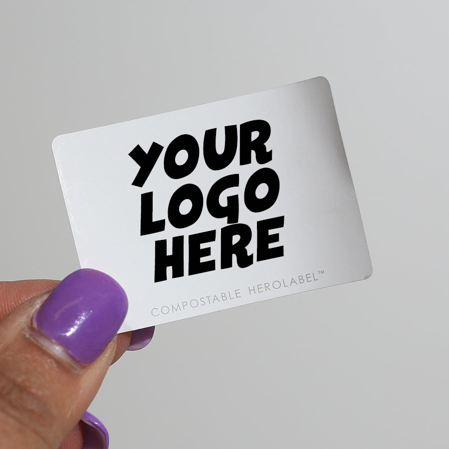 HEROLABEL - Rectangle Compostable Labels - 5cm x 3.5cm (1000 labels pe ...